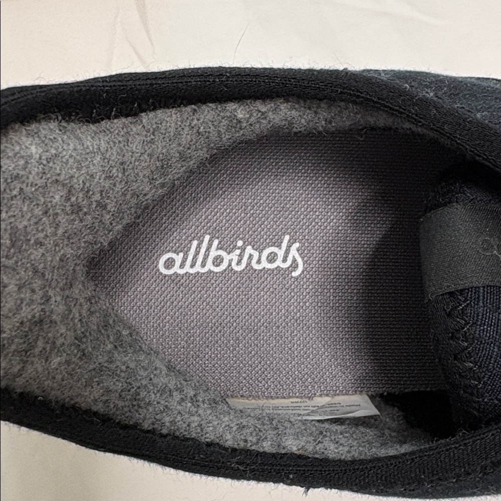 NWOT Allbirds Women’s Risers Natural Black Sneaker - Picture 3 of 8